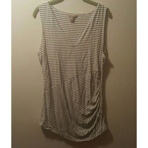 ❤️Banana Republic - Striped Wrap Tank - XL